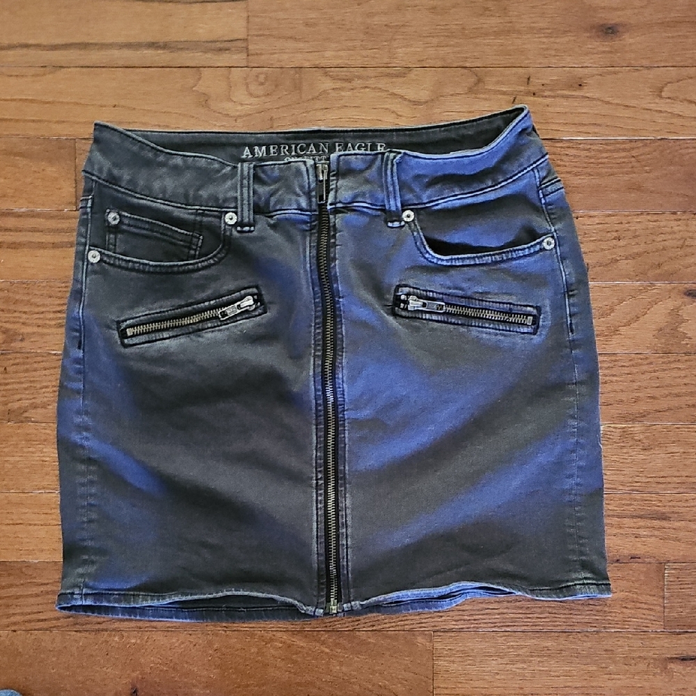 American Eagle Outfitters Black Mini Pencil Skirt